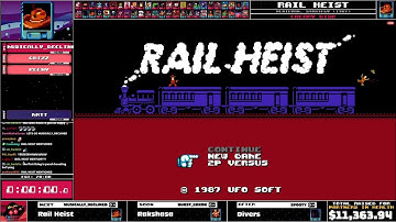 RAIL HEIST - Cherry Disk by Musically_Declined | UFO 50 Cherry Rush 2025
