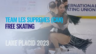 Team Les Supremes (CAN) | Free Skating | Lake Placid 2023 | #WorldSynchro