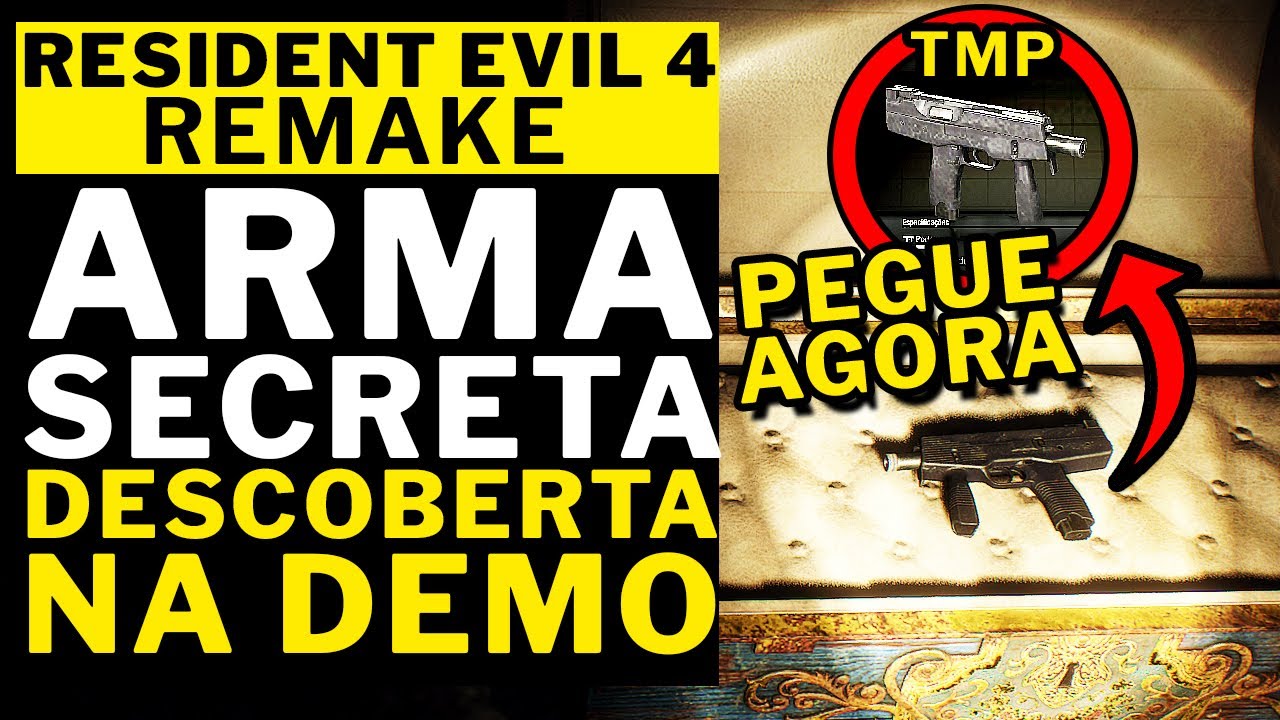 Resident Evil 4 Remake - Como pegar as armas secretas da demo