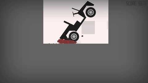 Stickman Dismount replay: 14 106 points in Rabbit