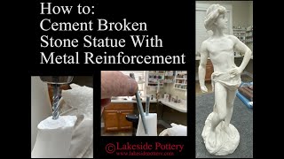 How to Seamlessly Repair Broken Stone Sculpture or Statue Requiring Metal Reinforcement