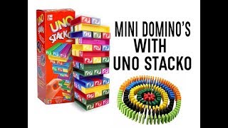 Amazing Mini Domino's with UNO Stacko