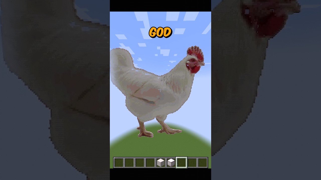 Noob vs Pro vs Hackor vs God Hen Pixel art #shorts #gaming #minecraft #noobvsprovshackervsgod