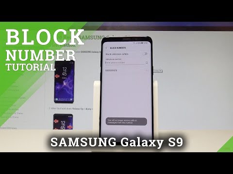 How to Block Number in SAMSUNG Galaxy S9 - Block Calls |HardReset.Info
