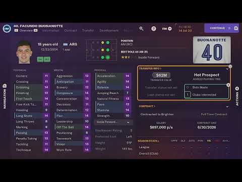Football Manager 2024 Touch Gameplay on Nintendo Switch - YouTube