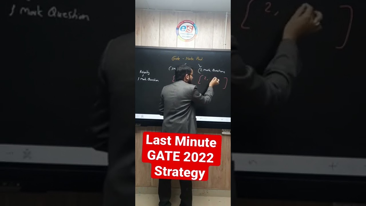 Strategy for GATE 2022 