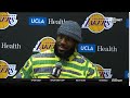 LeBron James Postgame Interview | Los Angeles Lakers lose to Cleveland Cavaliers 116-102