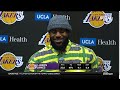 LeBron James Postgame Interview | Los Angeles Lakers lose to Cleveland Cavaliers 116-102