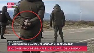 Maldonado analizan el mensaje a un gendarme