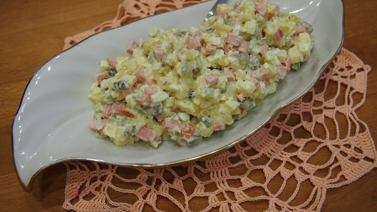 Классика кулинарного жанра. Блюдо с Историей: Салат "Оливье" - YouTube