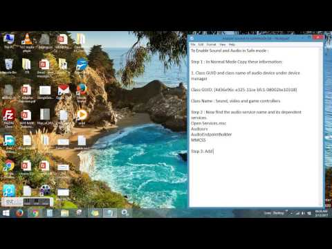 How To Enable Sound in Safe Mode