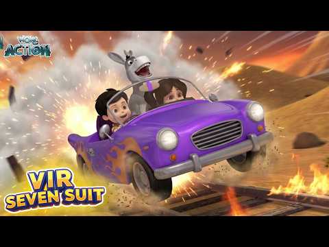 Vir The Robot Boy | Chulbul Ki Masti Aur Vir Ka Action | Vir Seven Suit Compilation | Wow Action