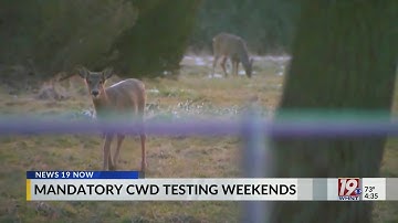 Mandatory CWD Testing Weekends Coming Up in Lauderdale, Colbert Counties | Nov. 18, 2024 | News 19 a