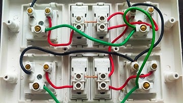 4 switch and 4 socket wiring connection || 4 स्विच और 4 सॉकेट वायरिंग कनेक्शन @My Support Sc