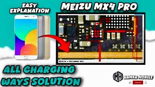 MEIZU MX4 PRO Not Charging Problem Solution,Charging ways,Not Charging All Fast Tracks Jumper Solve✅