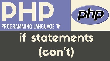 If Statements (con