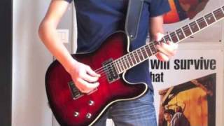 Video thumbnail of "Them Crooked Vultures - "Dead End Friends" (guitar teenage.. cover by Paul R)"
