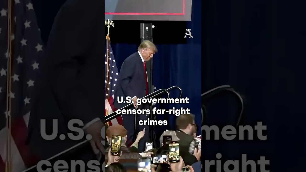 U.S. government censors far-right crimes