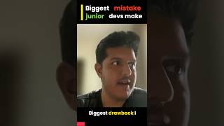 Biggest mistake junior developers make #softwareengineer #juniordeveloper #coding