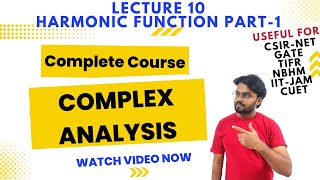Harmonic function (part-1||Complex Analysis|| various concept relation with analytic function(lec-10