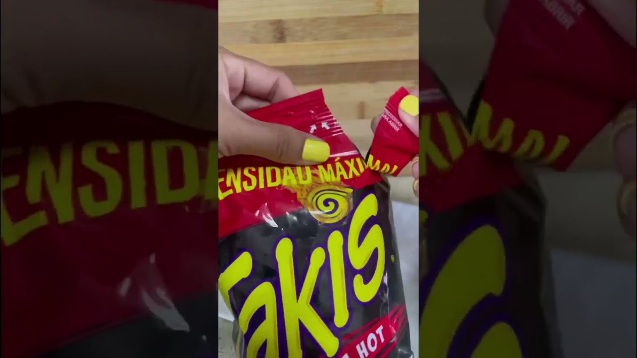 Satisfying Opening Takis extra hot 🥵 