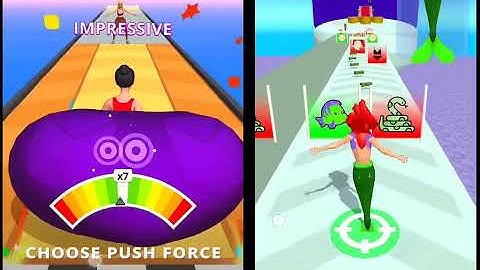 Twerk Race 3D vs Build A Queen Speedrun max levels unlocked Funny Mobile Game Battle! 😂🔥