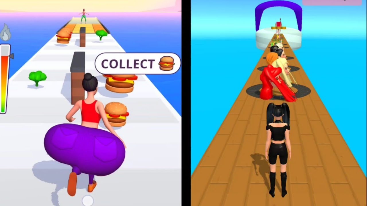 Twerk Race 3D vs Build A Queen Speedrun max levels unlocked Funny Mobile Game Battle! 😂🔥