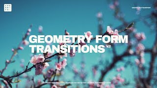 Geometry Form Transitions V.2 Premiere Pro Templates