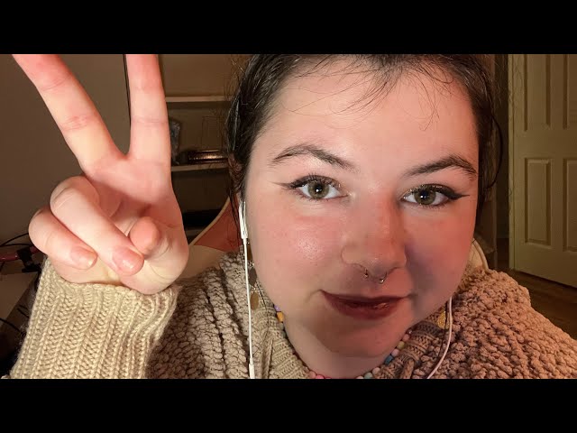 asmr brushing and scooping plus a baby toy