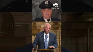 Chicago Firefighter Steven Decker's brother speaks at his funeral