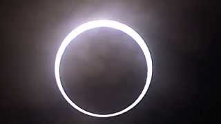 金環日食後半　HD 2012年5月21日　  Eclisse solare anulare a Tokyo il 21 maggio 2012