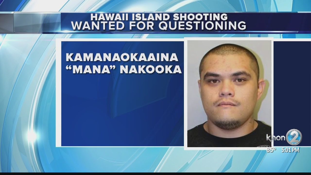 Man wanted for shooting on Hawaii Island - YouTube