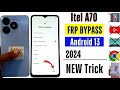 Itel A70 ( A665L) FRP Bypass Android 13 Without pc l All Android 11,12,13........