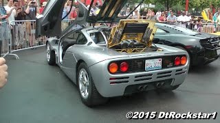 Mclaren f1 chassis 001 revving hard so we can hear that awesome
exhaust note! this was at the rock-n-roll mcdonald's icons of road car
show in chicago. f...