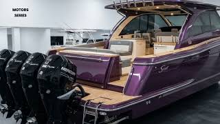 2026 Scout 670 LXS Luxury Yacht Tour | Stunning Purple Boat