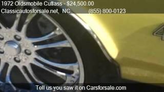 Match Highlights 1972 Oldsmobile Cutlass 442 for sale in Nationwide, NC 27603 #VNclassics