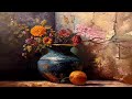 How i paint still life just by 4 colors oil painting still life step by step 88 by yasser fayad