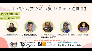 Domination (Session 1): Online Conference on Reimagining citizenship in South Asia