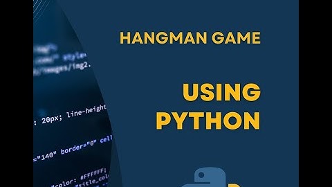 Day: 1 Cracking the Code: My Python Hangman Game is Ready to Play! Can you guess the word?