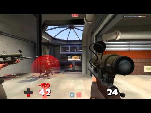 TF2 [HD] - Sniping on Gorge w/Commentary