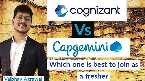 Capgemini vs Cognizant || Which one is best to join as a freshers || CTS or Capgemini which is good
