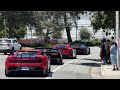 LOUD Exotic Cars Leaving Car Show! | Wheels &amp; Watches