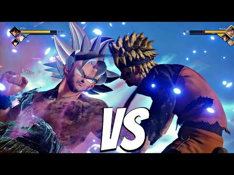 JUMP FORCE - Goku Ultra Instinct vs Naruto 1vs1 Gameplay