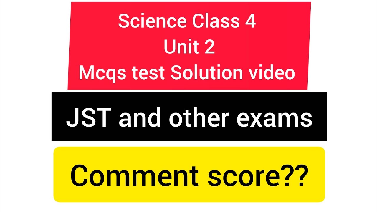 Science| 4th| Chapter 2| Solution video| Junior Science Teacher BPS 14 jobs preparation 