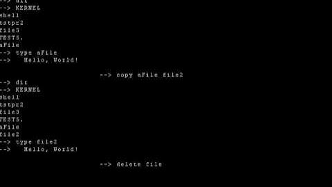Operating System Demo