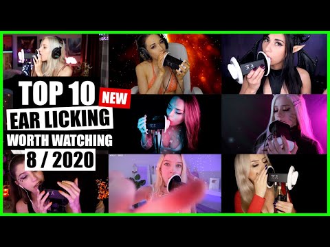 ASMR / EAR LICKING (Intense Mouth Sounds for SLEEP, Ear Eating) / TOP 10 / 8/2020 / ASMR Charts