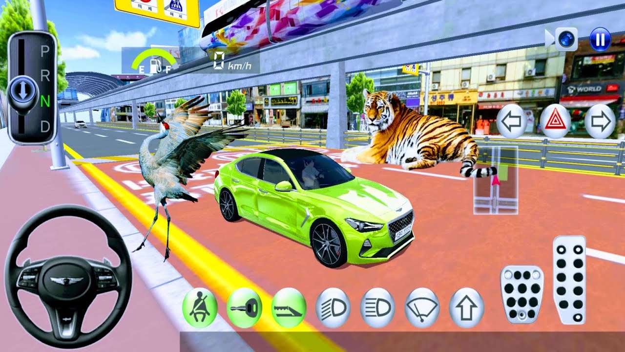 3D Driving Class Simulator On the Road With New Car Android Gameplay ...