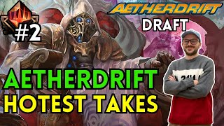 Hot Takes and the Grind to #1! 🏁| Aetherdrift Draft | MTG Arena