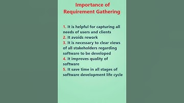 importance of requirements gathering | Software testing interview question | #shorts #viral
