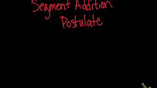 Using the Segment Addition Postulate to prove